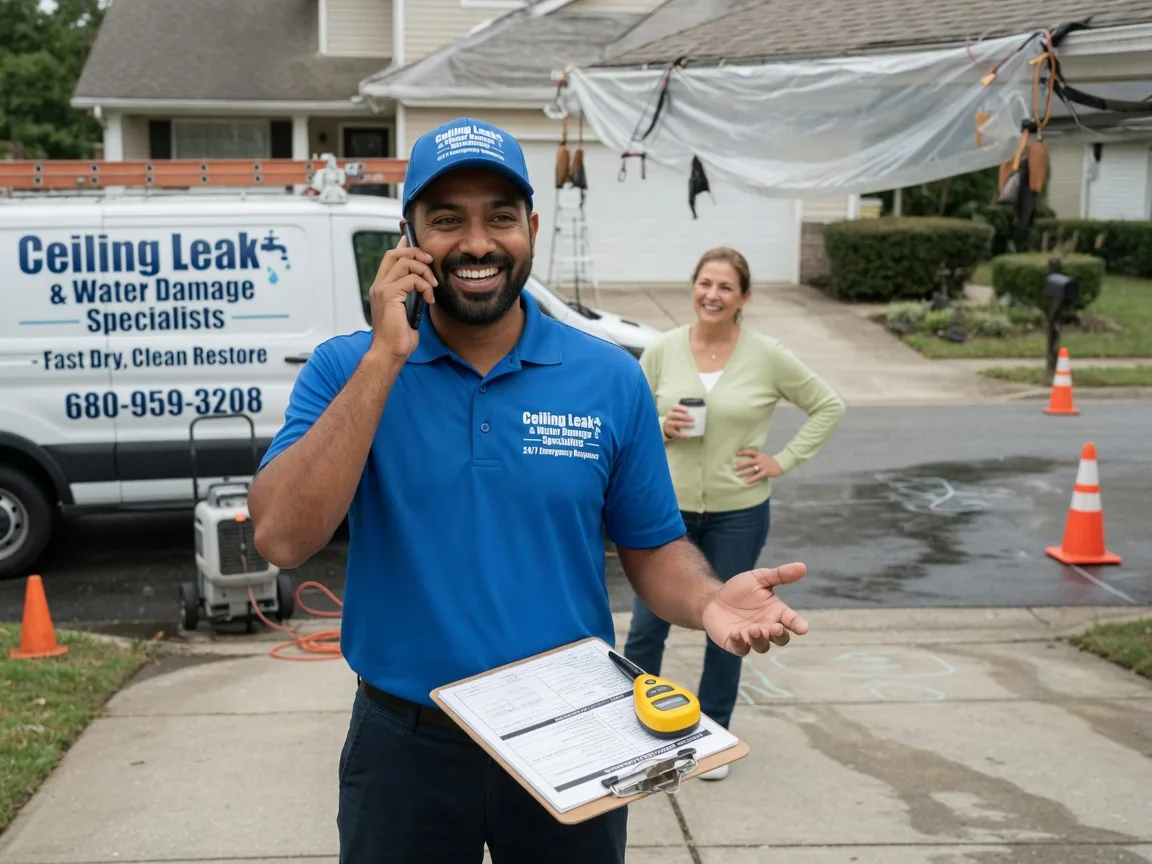 Ceiling Leak Cleanup Mountain Iron, MN FAQs